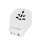 Wand-Reiseadapter GEMBIRD TPA-1A2C20-02-W 20W — 1xUSB-A + 2xUSB-C, Typ-G-Stecker, 100–250 V, weiß