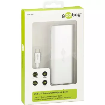 Wentronic goobay - Docking Station - (USB-C) - 10Mb LAN (76788)