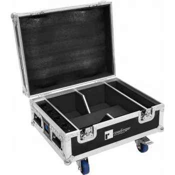 Flightcase Roadinger 31005127 für 4× AKKU IP UP-4 QuickDMX mit Ladefunktion