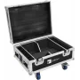 Flightcase Roadinger 31005127 für 4× AKKU IP UP-4 QuickDMX mit Ladefunktion