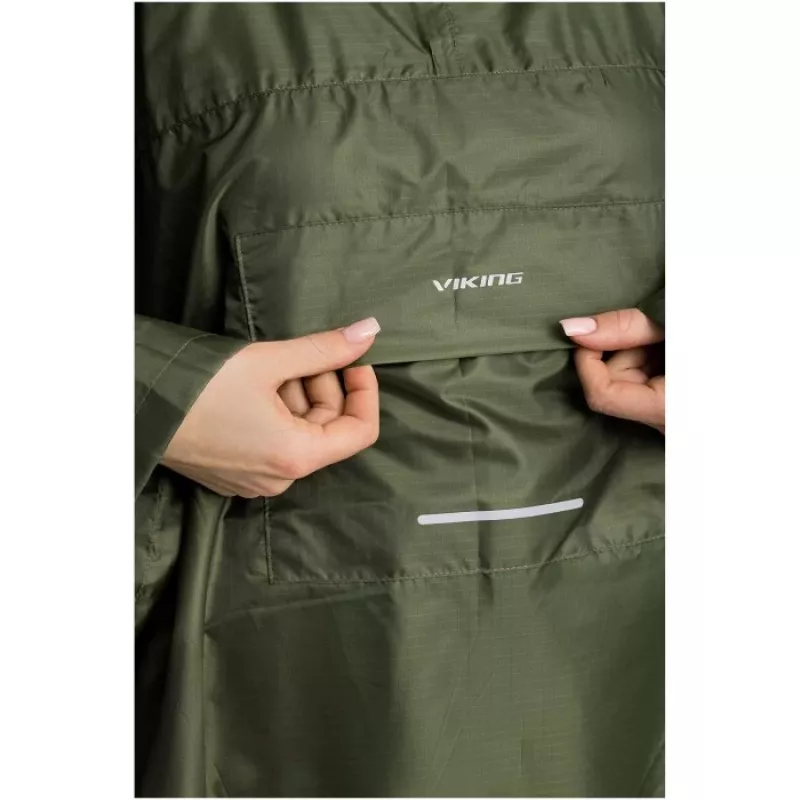 Erwachsenen-Regenponcho VIKING Vesper Backpack Grün UNI