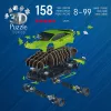 Puzzle 3D 158 Teile Lamborghini Huracan EVO grün