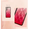 Handyhülle iKins für Samsung Galaxy S21+ — pink lake mit schwarzen Akzenten