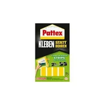 Pattex Befestigen ohne Bohren, Klebestreifen, wiederablösbar, 10 Stk.