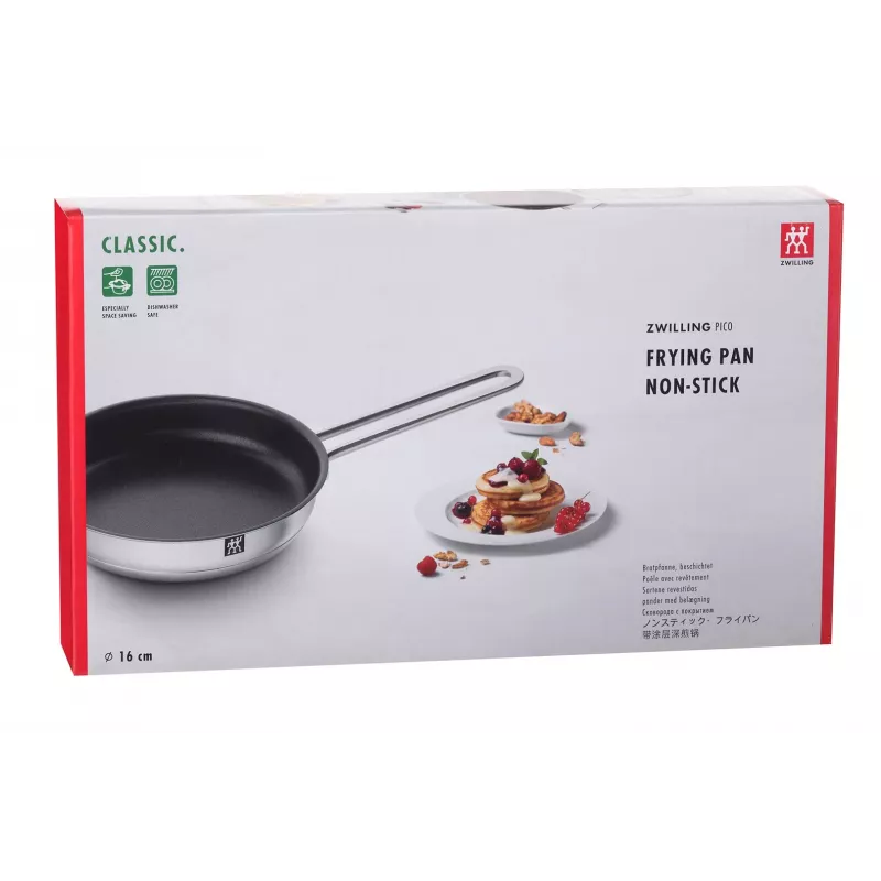 Allzweckpfanne ZWILLING Pico Rund 16 cm, Edelstahl, antihaftbeschichtet, backofen- und spülmaschinenfest