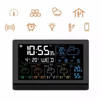 Smart Speaker MANTA MTO200B Windy Schwarz — Bluetooth- und Wi‑Fi-Funkverbindung, Sprachassistenten-Unterstützung