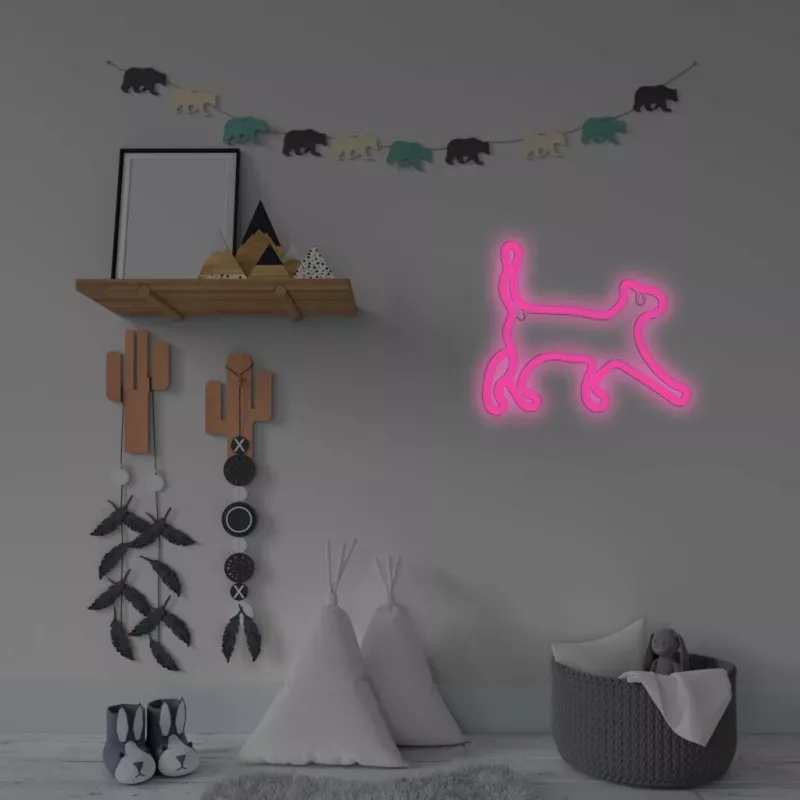 Dekorative Neon-LED-Leuchte MANTA SNL70PK Style Neon Lights CAT 2 Pink (Modell SNL70PK)