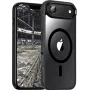 jt berlin BackCase JT Berlin Pankow Hybrid MagSafe Handyhülle für Apple iPhone, Air, schwarz/transparent
