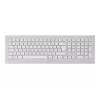 CHERRY DW 8000 Tastatur Maus enthalten Office RF Wireless QWERTZ Deutsch Silber, Weiß