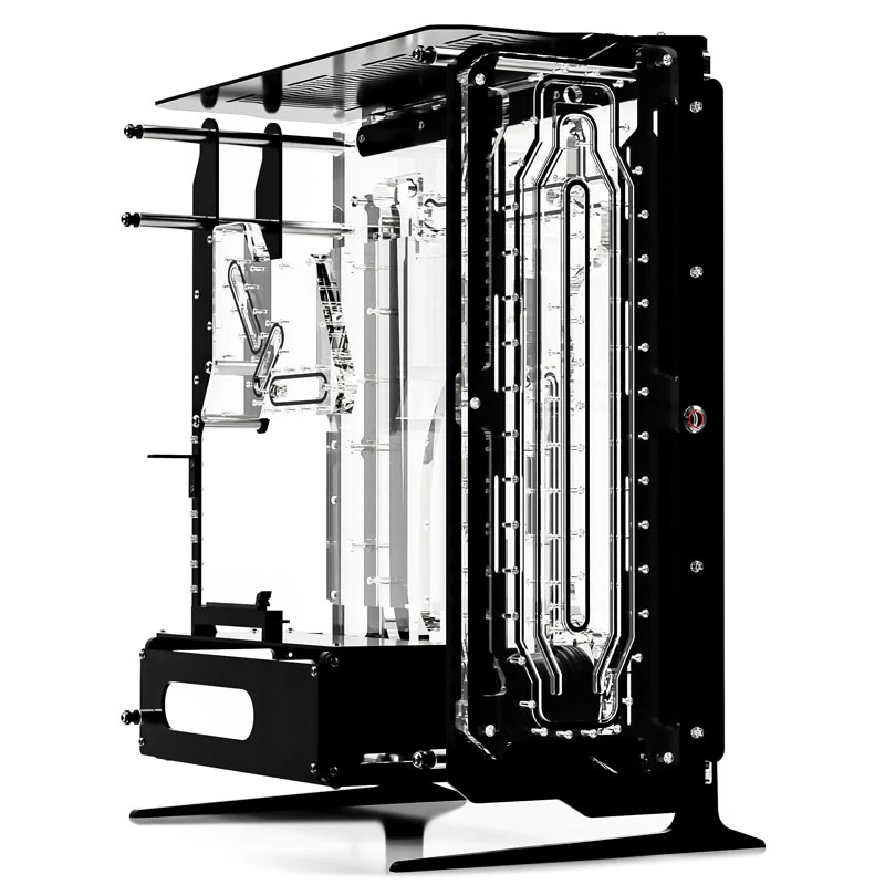 Front-Verteilerplatte für individuelle PC-Wasserkühlung, Singularity Spectre 2.0 Elite – vordere Panel-Reservoir-/Durchflusshalterung (SC-SPECTRE-ELITE-FRONT-BK)