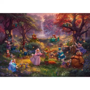 Thomas Kinkade Studios: Disney - Robin Hood, Puzzle 1000 Teile