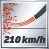 Einhell GE-CL 18 Li E - Solo kabelloser Laubbläser 210 km/h Schwarz, Rot