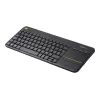 Logitech Wireless Touch Keyboard K400 Plus Mini QWERTZ Schwarz