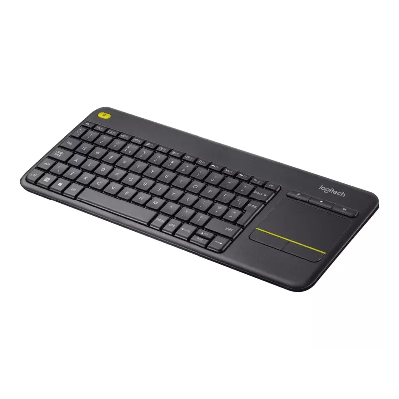 Logitech Wireless Touch Keyboard K400 Plus Mini QWERTZ Schwarz