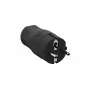 Netzstecker Typ F Bachmann 910.100 Schwarz 2P+E