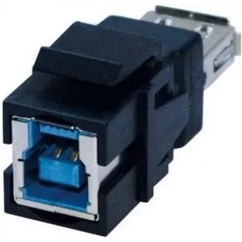 Kabel-Adapter Bachmann 917.401 USB 3.0 A auf B Schwarz