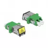 Optical Fiber Coupler DeLOCK 86897 LC Duplex female to LC Duplex female Single-mode Grün
