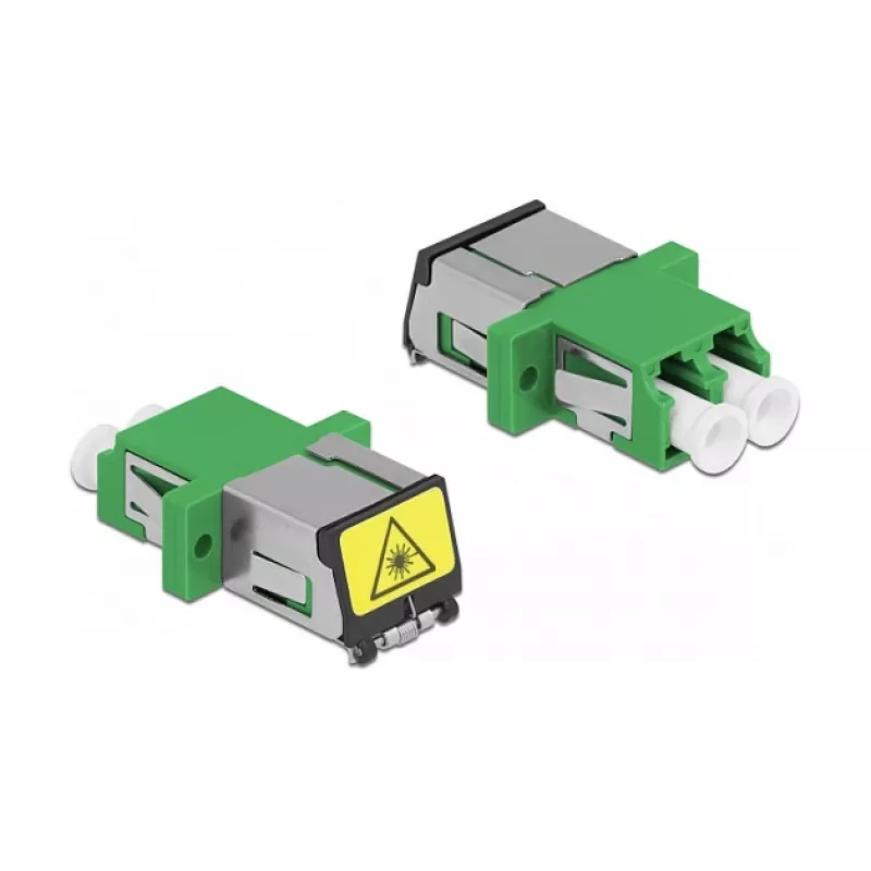 Optical Fiber Coupler DeLOCK 86897 LC Duplex female to LC Duplex female Single-mode Grün