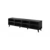 TV-Schrank FARO 200x42x52 schwarz matt + Eiche craft