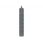 Power Line+ 5m Graphite Überspannungsschutz-Steckdosenleiste (5 Steckdosen)