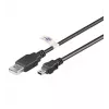 LogiLink USB-Verlängerungskabel USB Typ A, 4-polig (M) auf Mini-USB Typ B, 5-polig (M) 1,8 m (USB Hi-Speed)