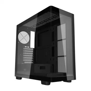 Computergehäuse DarkFlash DS900G (schwarz) — Mid-Tower ATX-kompatibel, Seitenfenster aus gehärtetem Glas