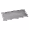Staubfilter DEMCiflex 0323 — Ersatz-PC-Staubfilter, 125,2 × 248,5 mm, schwarz/grau