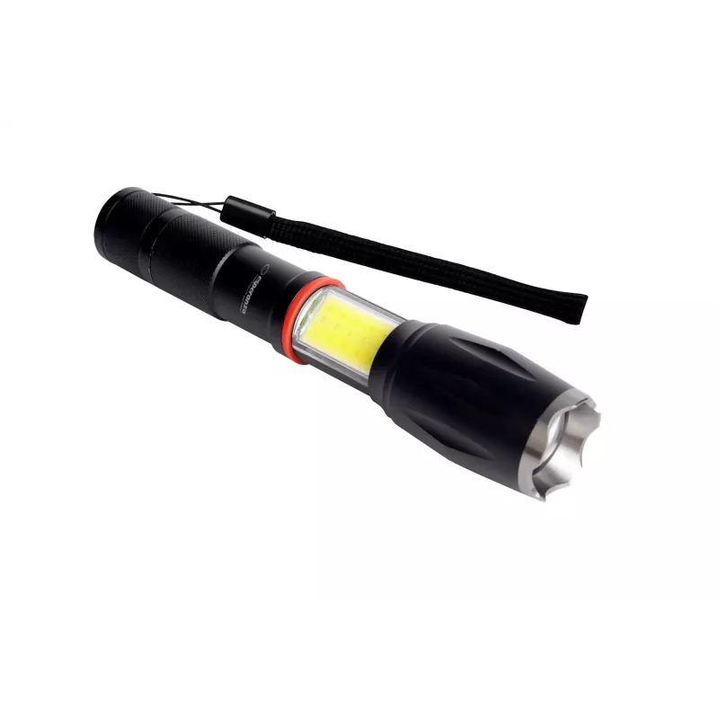 Esperanza Dione Schwarze Handtaschenlampe LED