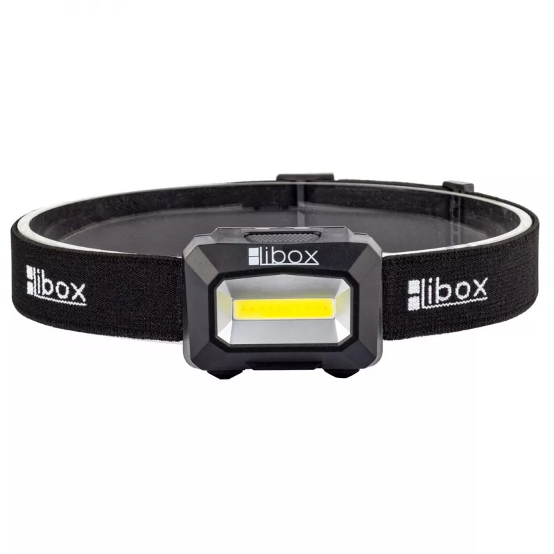 Libox LB0107 Taschenlampe Schwarze Stirnband-Taschenlampe LED