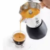 Bialetti Brikka Moka-Kanne 0,1 L Schwarz, Edelstahl