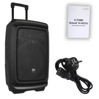 V-TONE OrionX 14 ACCU - aktiver batteriebetriebener 14-Lautsprecher