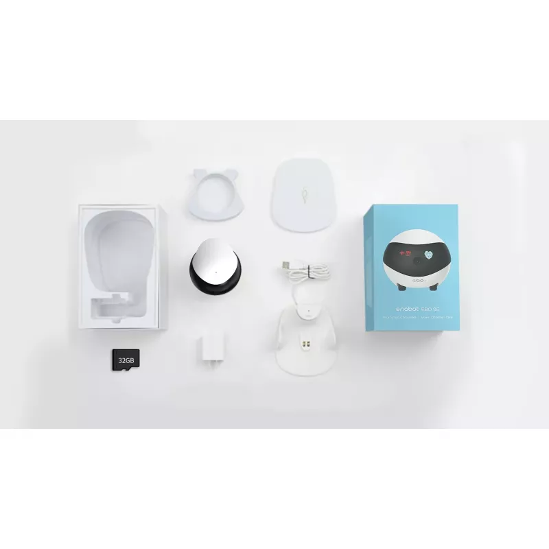 Enabot EBO SE Roboter-IP-Kamera Kompakt N/A MP N/A 16 GB externer Speicher, unterstützt max. 256 GB