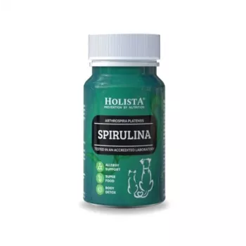 HOLISTA Spirulina - Nahrungsergänzungsmittel für Hunde und Katzen - 90 Tabletten