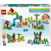 LEGO DUPLO Town Wilde Tierfamilien 3-in-1 Spielset 10446 – 92 Teile, ab 2 Jahren, 200×220×340 mm