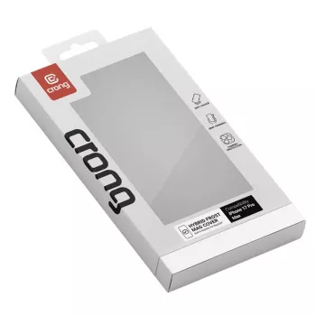 Crong Hybrid Frost MAG Cover Case mit MagSafe für iPhone 17 Pro Max Frosted Schwarz