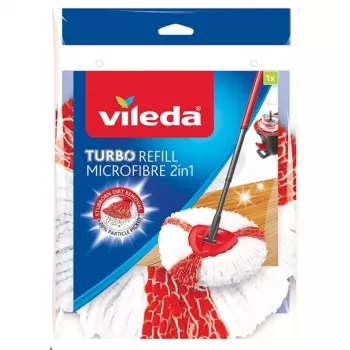 Wischmoppkopf Vileda Turbo 2in1 Rot Weiß