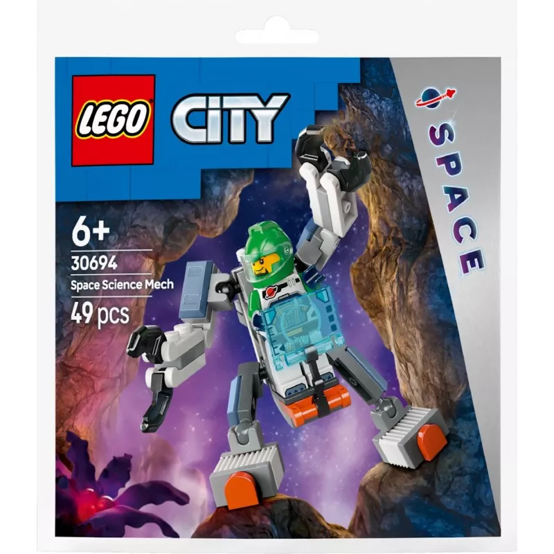 Konstruktionsspielzeug LEGO City Weltraum-Erkundungs-Mech 30694 mit beweglichen Armen und Beinen