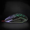 Esperanza MX211 LIGHTNING - Maus - USB - Hiiri - Optisch - 6 Tasten - Schwarz