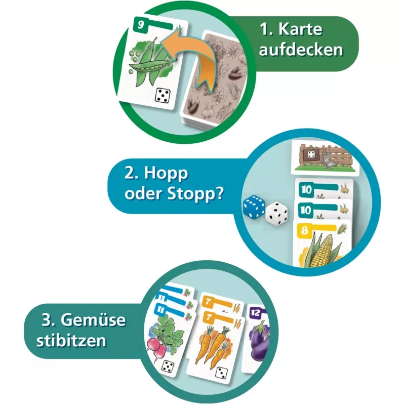 Snack Rabbits, Würfelspiel