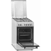 Gaskochfeld und Elektrobackofen SIMFER 5405SERGG, Edelstahl, 4 Zonen, 50 cm
