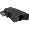 Goobay TAE Telefonadapter-Stecker 50308 TAE-N auf RJ-11/RJ-14 Schwarz