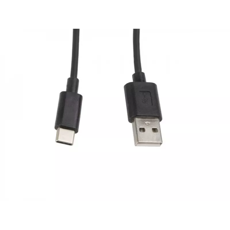 Kabel Lanberg CA-USBO-10CC-0010-BK (USB 2.0 Stecker - USB 2.0, USB, Typ C Stecker, 1m, Schwarz) (CA-USBO-10CC-0010-BK)