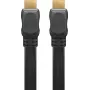 Goobay | High Speed HDMI Flachkabel mit Ethernet | 61279 | HDMI-Stecker (Typ A) | HDMI (Typ A) | HDMI auf HDMI | 2 m