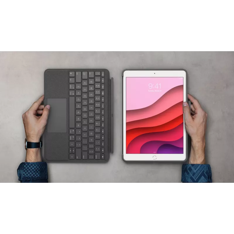 Tastaturhülle Logitech Combo Touch für iPad 7. 8. 9. Generation