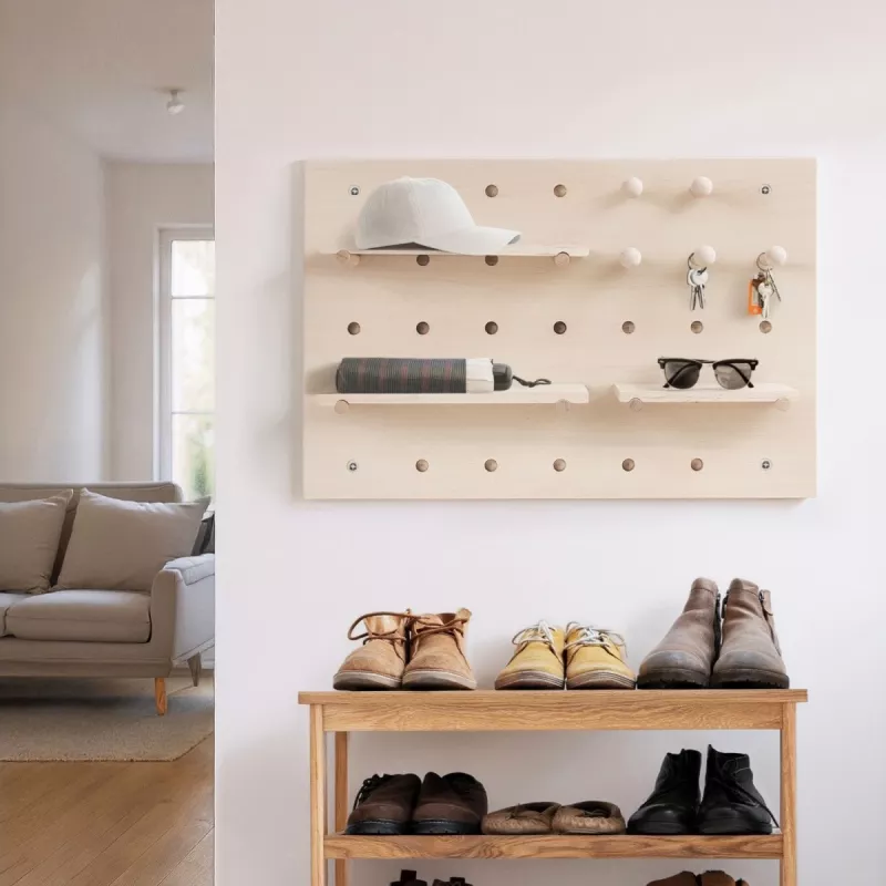 Maclean MC-130 WD Organizer aus Holz, Wandtafel 40x60 cm, max. 20 kg