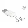 WLAN Netzwerkkarte DeLOCK 12770 USB 5000 Mbit/s Kabellos Weiß