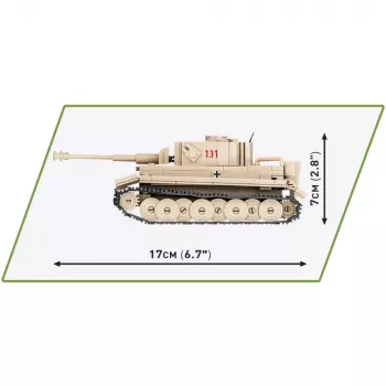 Cobi 1:48 Maßstab PzKpfw VI Tiger 131 Modellbausatz