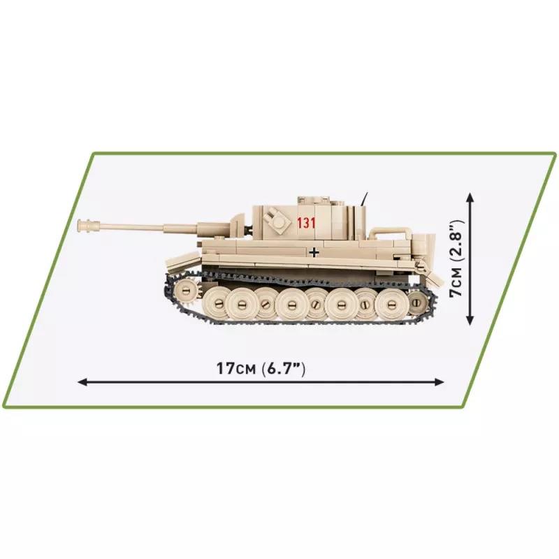 Cobi 1:48 Maßstab PzKpfw VI Tiger 131 Modellbausatz