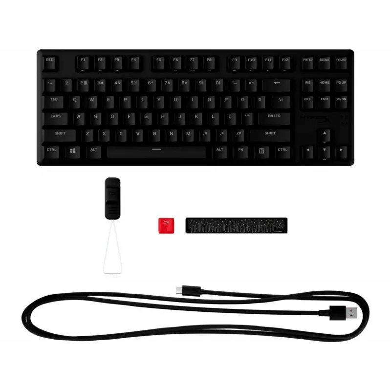 HyperX Alloy Origins Core PBT HX Blue – Mechanische Gaming-Tastatur