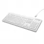 MAN&MACHINE Keyboard Very Cool white Hygienetastatur abwaschbar, 104 T., DE (VC/DE/W5)